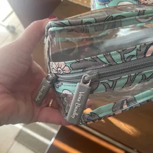 Vera Bradley clear travel bag. EUC. thumbnail 3
