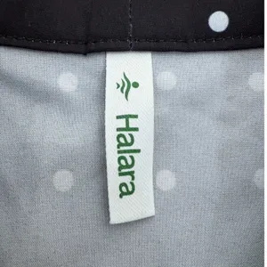 Halara Womens Black White Polka Dot Tie Neck Sleeveless Blouse Size XS NWOT thumbnail 4