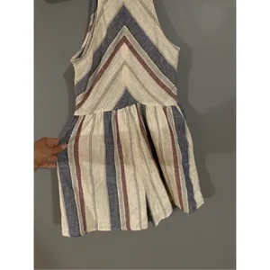 Shein Chevron And Stripe Round Neck Romper Size Small thumbnail 9