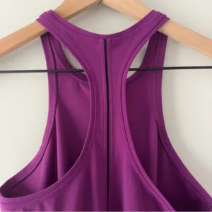 Lululemon Simply Bare Tank in Aurora / Black Nulu Racerback Top Yoga Athletic thumbnail 7