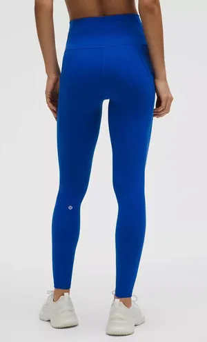 NWT Lululemon Wunder Train HR Tight with Pockets 25" Size 6 Galatic Cobalt thumbnail 3