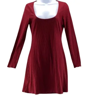 Lulus Holiday Dress Red‎ Medium thumbnail 1