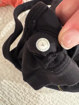 Lululemon black Sports Bra Top Tank thumbnail 3