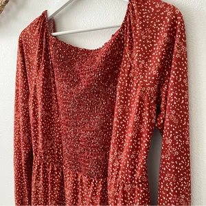 Gilli’s Angelina Rust Fit and Flare Dress L thumbnail 7