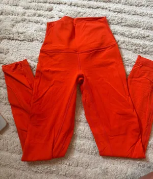 Orange Lululemon Align Leggings 25" thumbnail 1