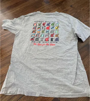 Kentucky Derby Gray Short Sleeve Tee Size L thumbnail 1