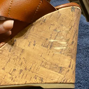 Mossimo Supply Co. Tan Leather Sandals Minor scratches refer to picture thumbnail 7