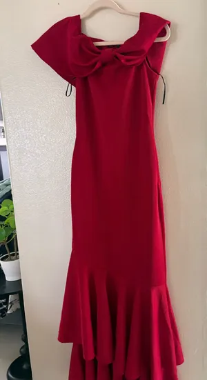 SheIn Red dress size small thumbnail 1