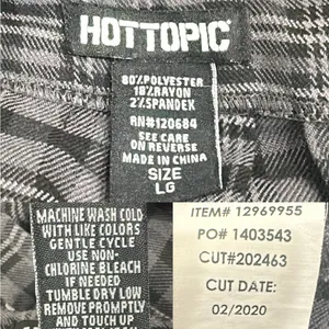 Hot Topic Gray Black Plaid Suspender Skirt Pleated Mini Detachable Straps Goth L thumbnail 10
