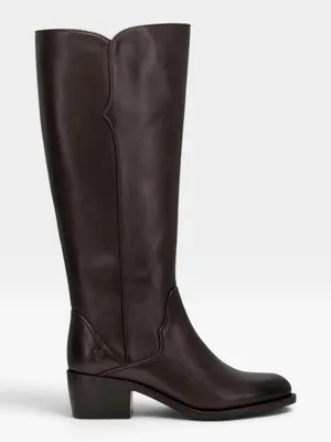 Frye Carson 2 Piping Tall Leather Riding Knee High Boots Size 5.5 New thumbnail 10