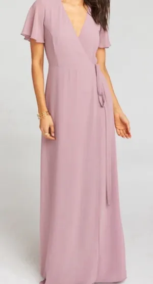 Show Me Your MuMu Mauve Maxi Dress thumbnail 1