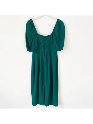 Reformation Jan Midi Dress Green Size 4 Holiday Party Office Wedding thumbnail 2