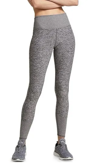 Alo Yoga AirSoft Gray Heather High Rise Yoga Workout Athletic Leggings Pants XS thumbnail 1