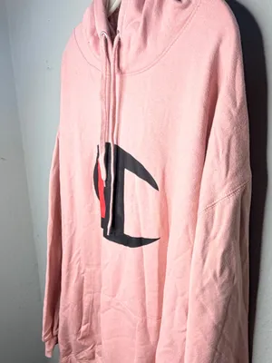 Champion Pink Hoody Sweatshirt thumbnail 3