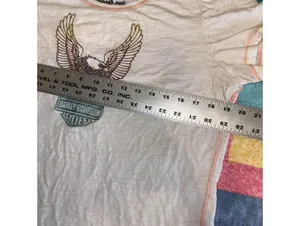 Harley-Davidson MotorcyclesnWomans XXL Hays Kansas Summer Eagle T-Shirt Wings thumbnail 7