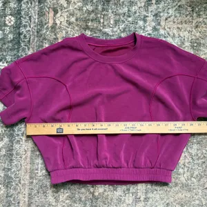 Lululemon Softstreme Gathered Tee T-Shirt Magenta Purple Size 8 W3FO6S thumbnail 8