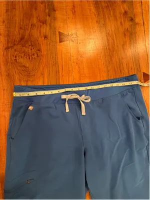 FIGS Technical Collection Scrub Pants XL Royal Blue Jogger Drawstring Cargo Wome thumbnail 9