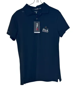 RLX Golf Womens Top Polo 2019 Bethpage Black Short Sleeve Stretch Medium NWT thumbnail 1