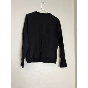 Athleta Sweatshirt Womens Small S Black Pullover Long Sleeve Crewneck Sports thumbnail 4