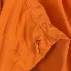 Showpo Zandra Mini Dress Size 8 Orange Puff Sleeve Cotton Poplin Vibrant Bright thumbnail 7