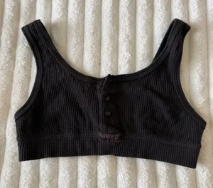 Skims waffle crop tank thumbnail 1
