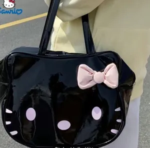 Sanrio Pleather Purse Hello Kitty Shoulder Bag Trendy Kawaii Handbag. NWT thumbnail 2