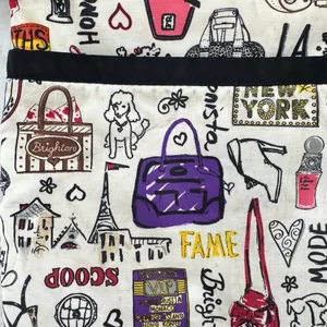 Brighton Jet Set Crossbody Bag Graphic Graffiti Print Nylon Travel Fun Chic thumbnail 4