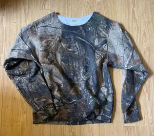 Russell Athletic Camo Crewneck Sweatshirt - Brown, Green, Gray thumbnail 1