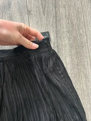 New Lulus Midsummer Memories Black Mid-Rise Maxi Skirt Size Small MSRP $45 thumbnail 8