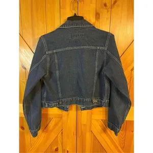 SILVER Dark Blue Jean Jacket Size Medium (2171) thumbnail 6