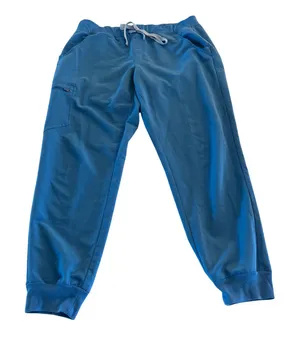 Figs Zamora Jogger Scrub‎ Pants in Capri Blue size Large thumbnail 1