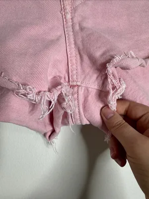 Levi’s 501 Original Fit Pink Rigid Denim High Rise Jean Cutoff Shorts size 30 thumbnail 7