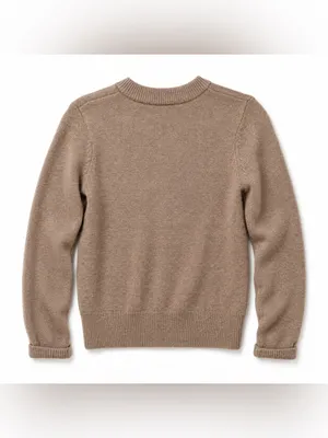 SUUKSESS Women S Camel Cashmere Blend Cardigan Sweater Gold Buttons Quiet Luxury thumbnail 8