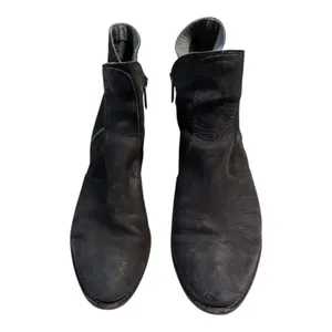 Seychelles Lucky Penny Black Suede Double Zip Almond Toe Ankle Boots Sz 6 thumbnail 3