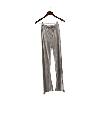DISSH Simone Satin Silver Straight Pull On Pants Trousers thumbnail 3