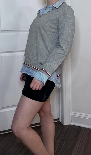 Tommy Hilfiger Layered Button Down/Sweater Combo - L thumbnail 2