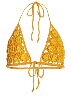 Cult Gaia Crochet top thumbnail 1