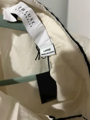 & Other Stories Cream and black dress thumbnail 4