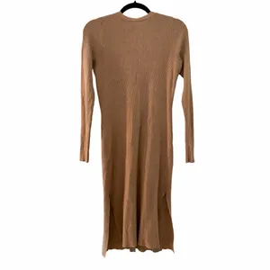 ABERCROMBIE Ribbed Long Sleeve Button Down Shirt Dress Sz M thumbnail 4