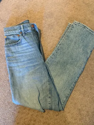 Madewell High-Waisted Straight-Leg Jeans thumbnail 5