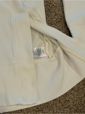 Haven Well Within Women's Cream Mock Neck Pullover Sweatshirt Size Large thumbnail 6