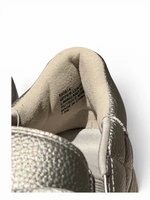 Joy Luxe Genuine Leather Bow Platform Sneakers Orthotic Slip On Pewter‎ 7.5W thumbnail 8