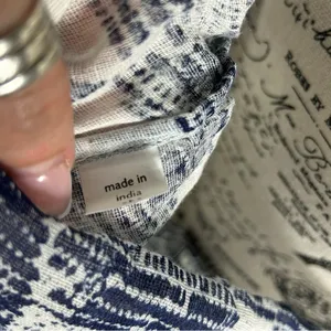 Free People | Gauzy Muslin Geometric Lightweight Tote Bag thumbnail 5