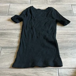 Tory Burch ribbed short sleeve top thumbnail 3
