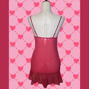 Victoria's Secret Angel's NWT Y2K 2006 Red Sheer Slip thumbnail 2
