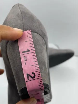 Vaneli suede wedge slip on gray pumps women’s Size 8 1/2M thumbnail 7