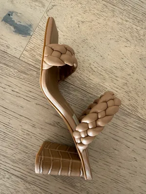 Tan dolce vita braided heals  thumbnail 4