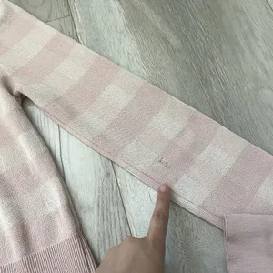 For Love & Lemons Cardigan striped knit womens Pink Cream (small) lightweight thumbnail 5