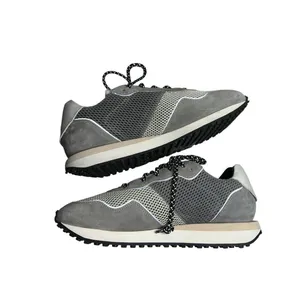 P448 Women’s Size 42 11 Reflective Gray White Black Mesh Suede Cancun Sneakers thumbnail 8