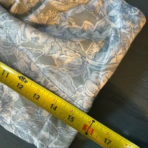 NWOT Abercrombie & Fitch Floral Linen Crop Top | Size Large thumbnail 7